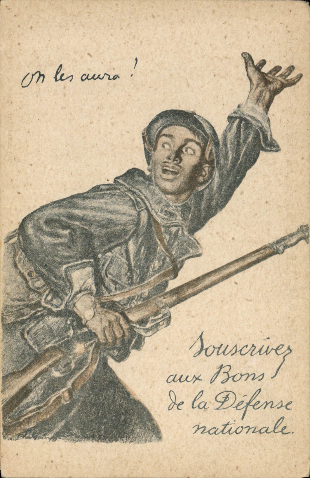 CPA Militaria Bons de la Defense Nationale