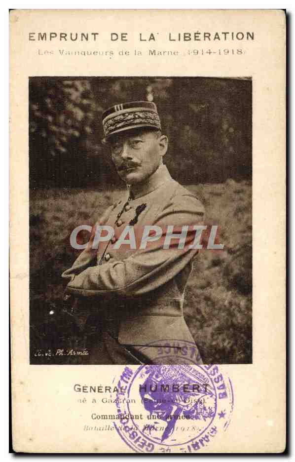 CPA Militaria Emprunt de la liberation General Humbert 