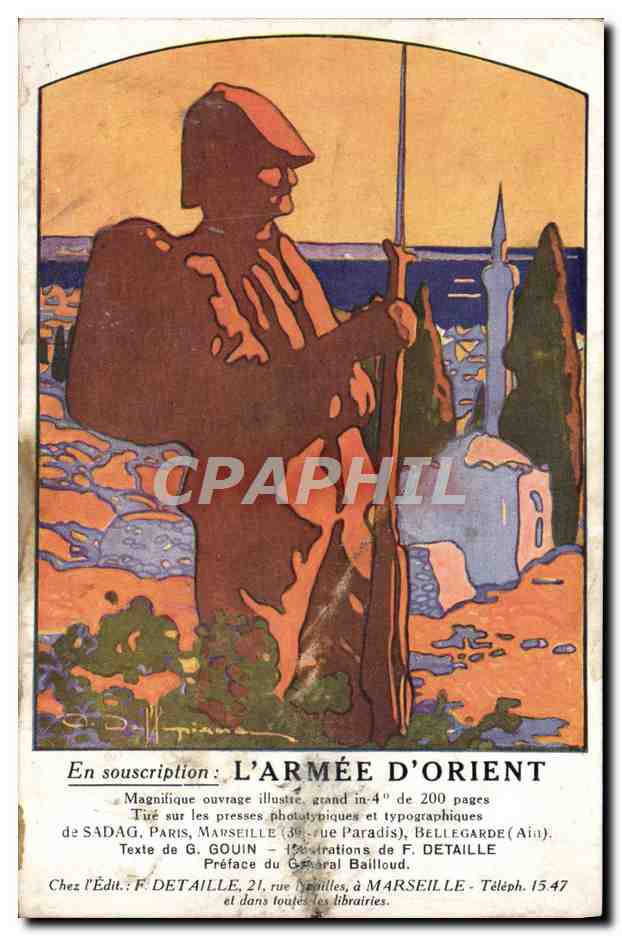 CPA Militaria Armee d'Orient