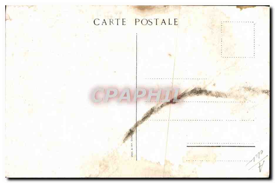 CPA Militaria Armee d'Orient — Rückseite