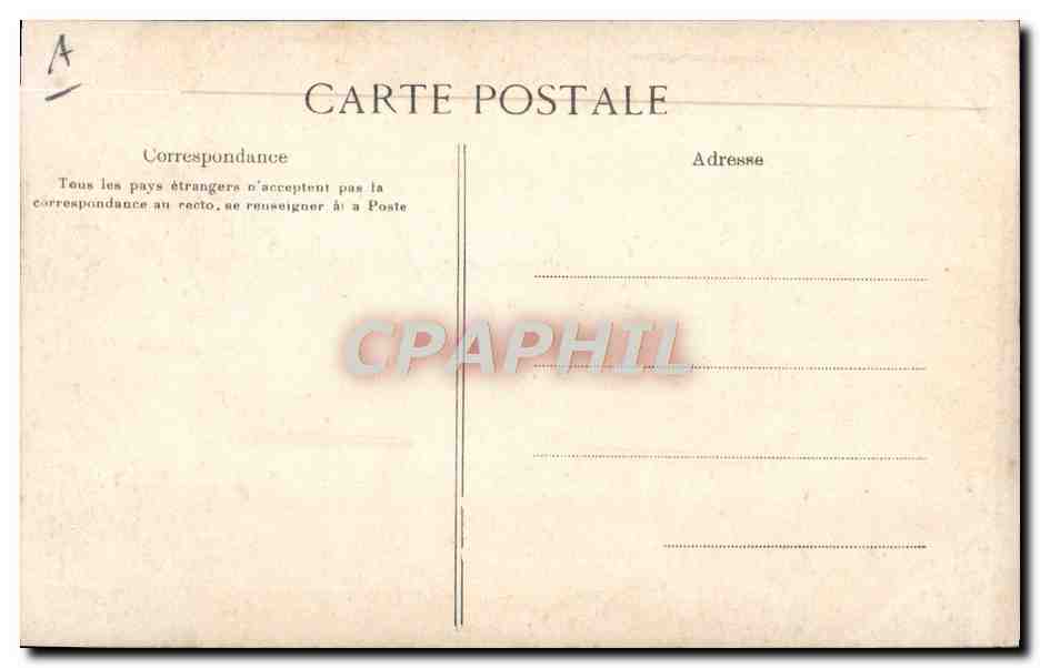 CPA Folklore Boire et deboire  — Verso