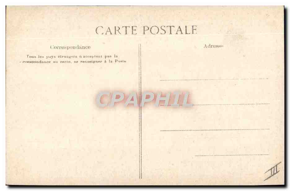 CPA Folklore Une declaration Enfants — Verso