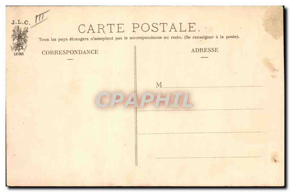 CPA Folklore Le propos galant — Rückseite