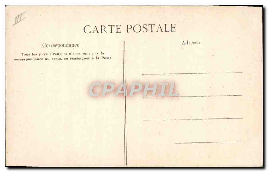 CPA Folklore La fin du jour  — Verso