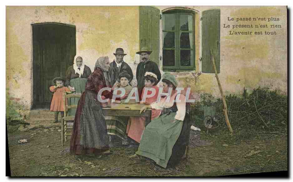 CPA Folklore Voyante