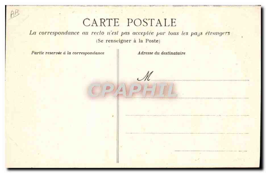 CPA Folklore La vie aux champs Le retour du pere  — Verso