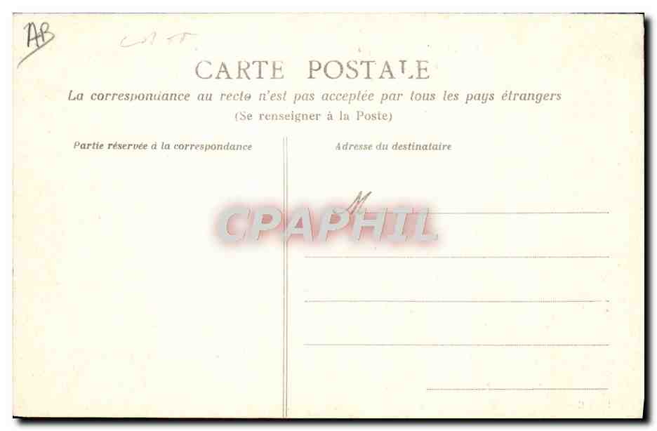 CPA Folklore La vie aux champs La fin du jour  — Verso