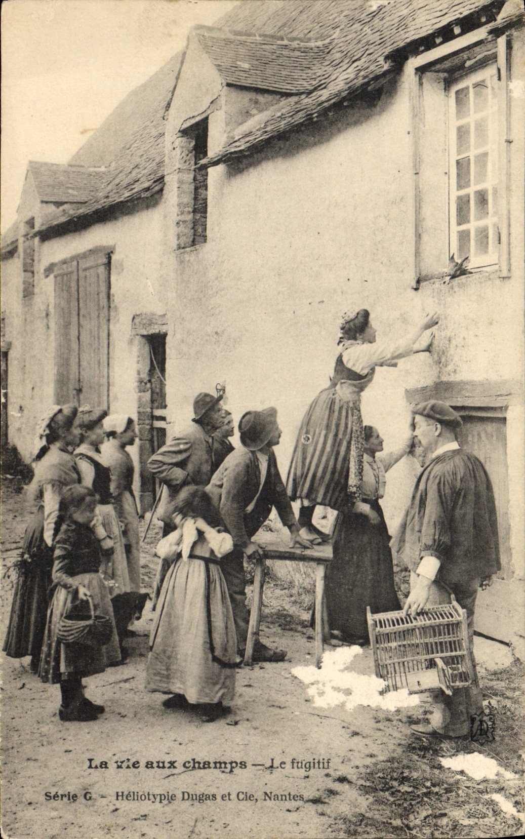 CPA Folklore La vie aux champs Le fugitif 