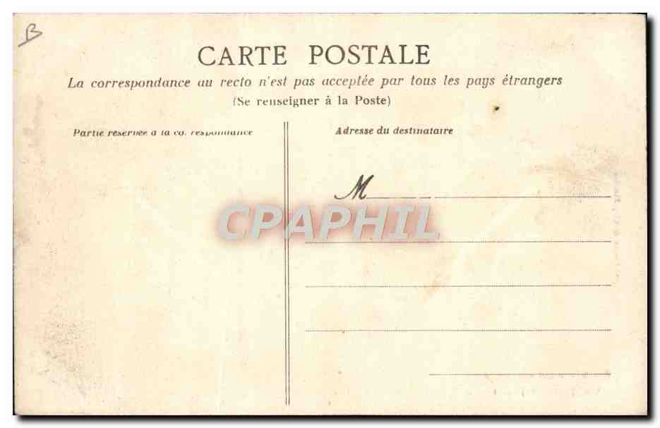 CPA Folklore La vie aux champs Une partie de piquet Cartes  — Verso