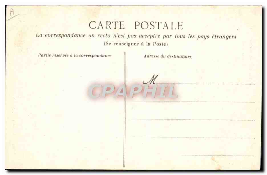 CPA Folklore La vie aux champs Un accident — Verso
