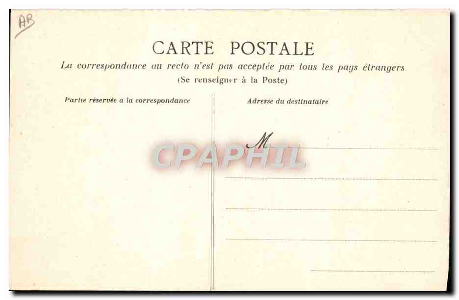 CPA Folklore La vie aux champs La tireuse de cartes  — Verso