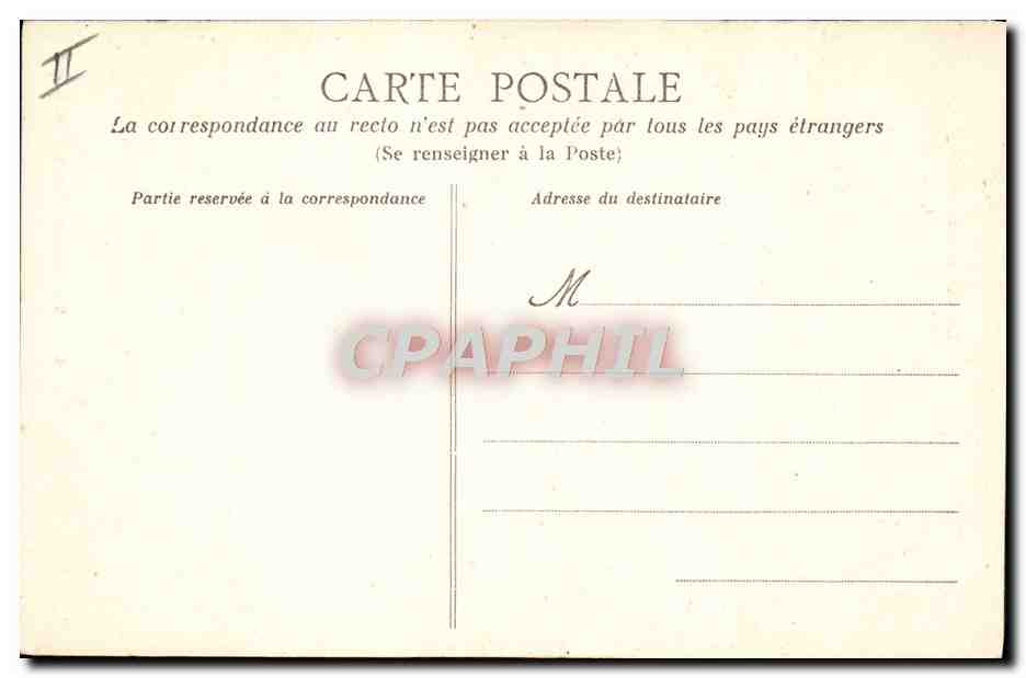 CPA Folklore La vie aux champs Ca a mordu  — Verso