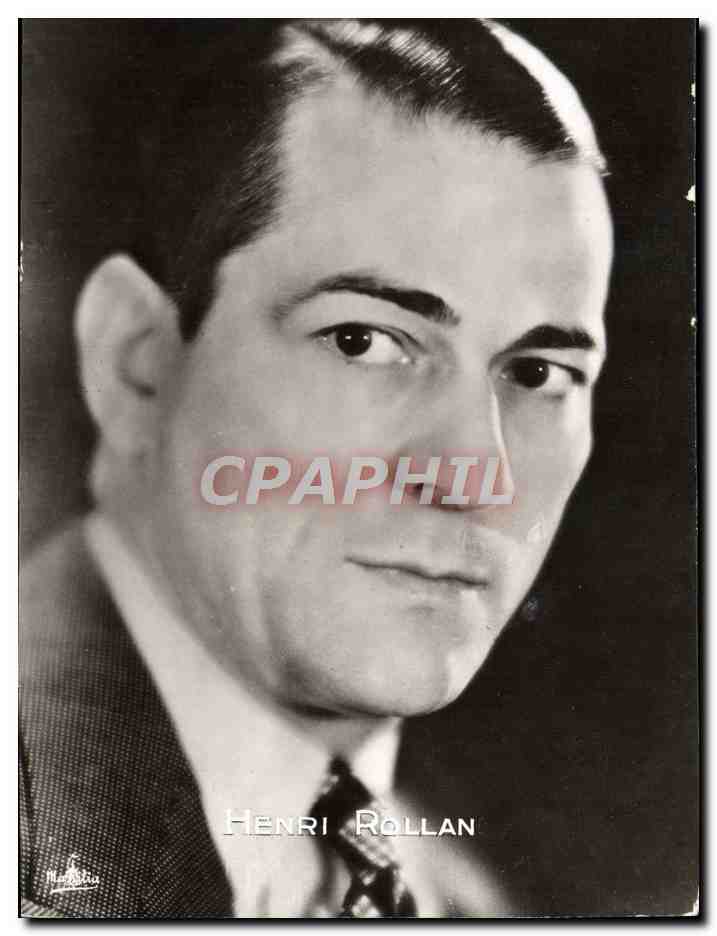 CPA Cinema Dedicacee Henri Rollan 