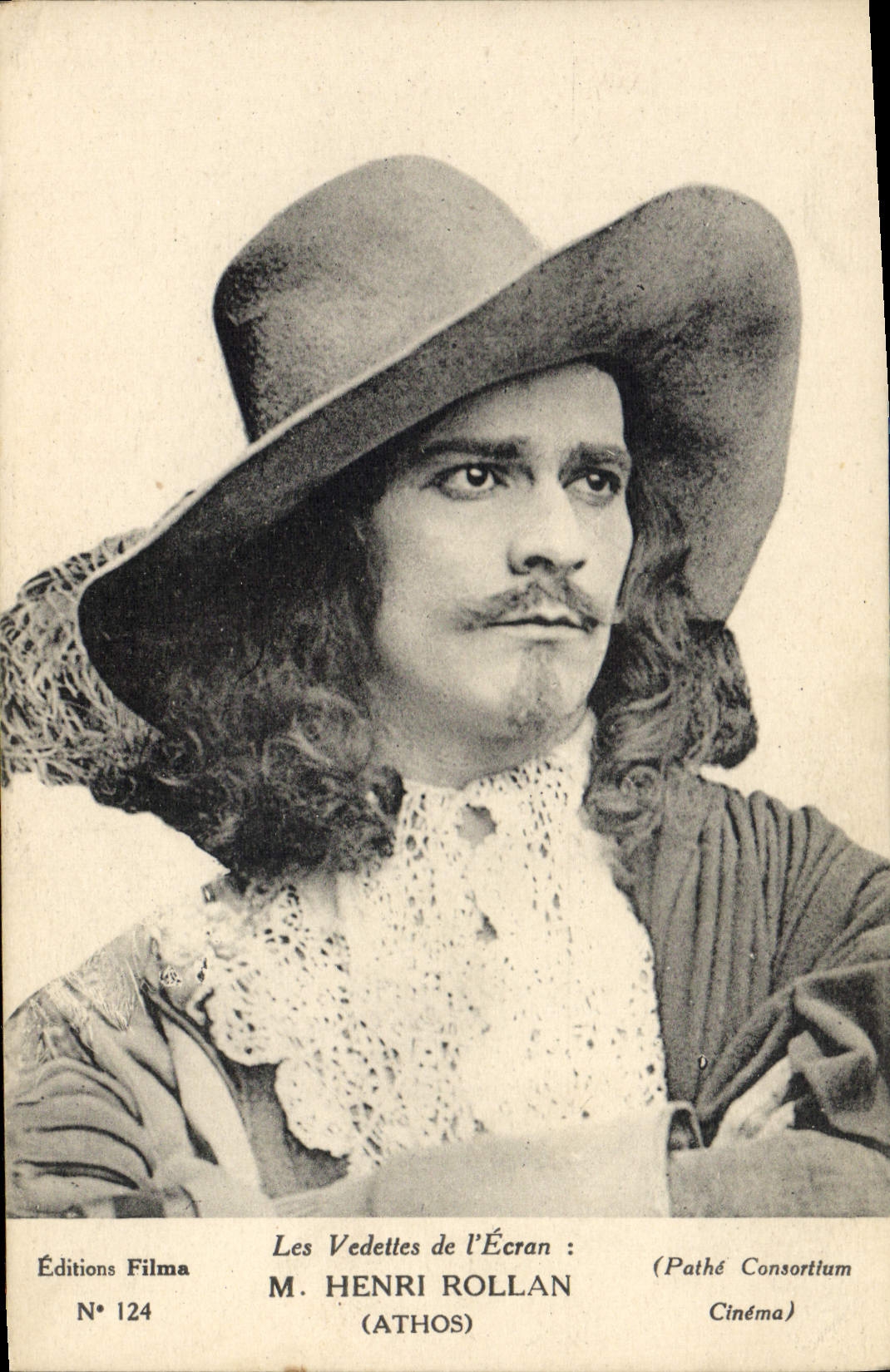 CPA Cinema Henri Rollan Athos Trois Mousquetaires