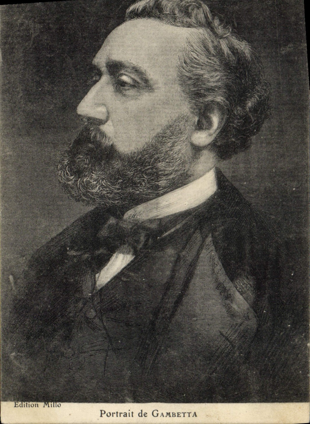 Portrait de Gambetta — Édition Millo — n° de série non visible