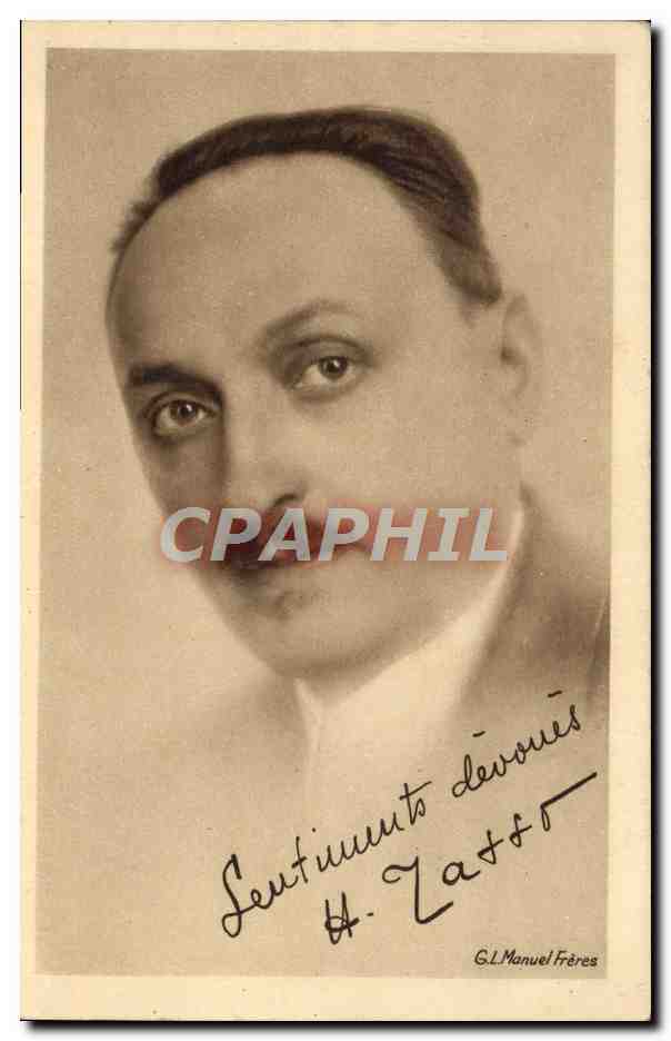 Portrait d'H. Zattt — G.L. Manuel Frères