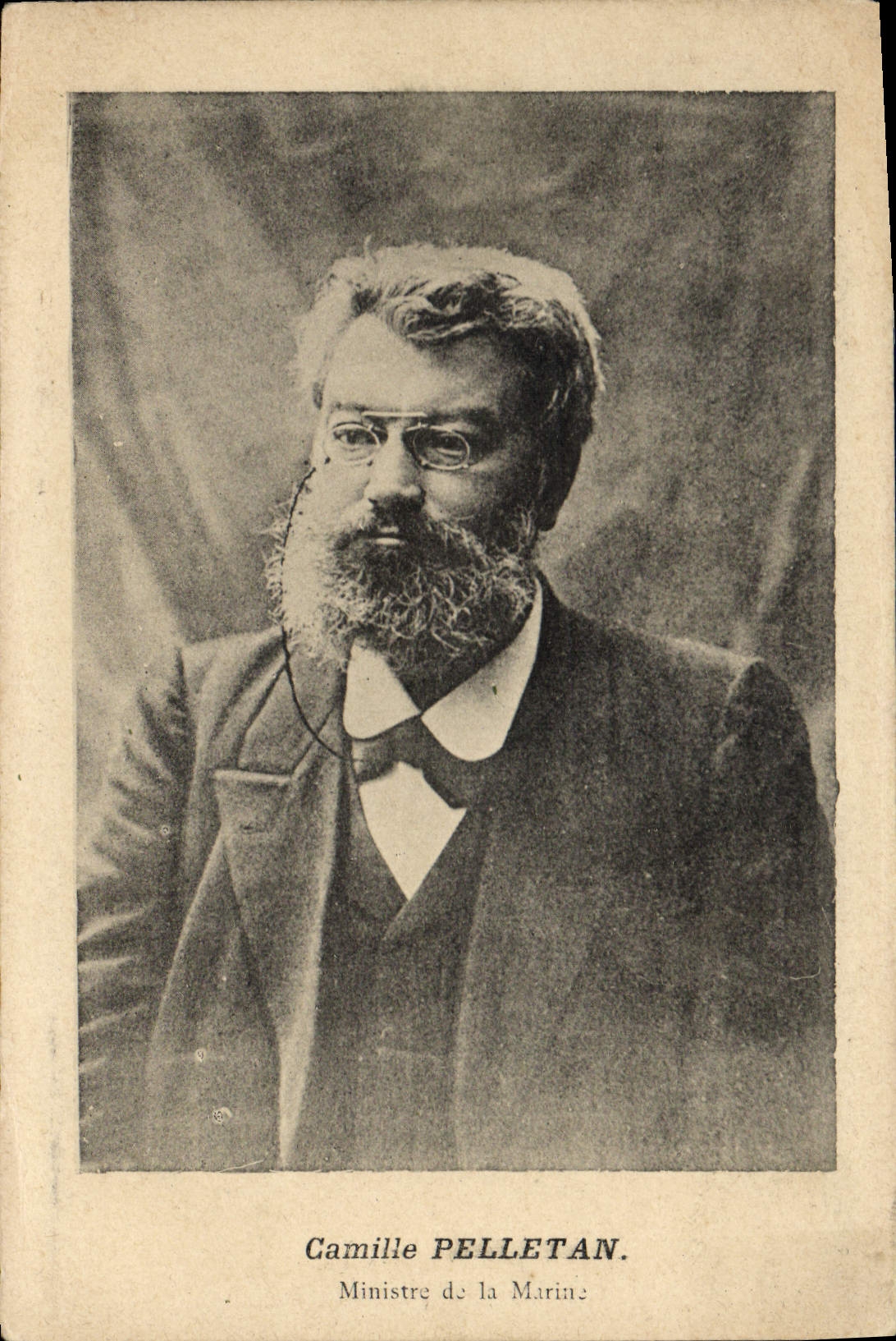 Camille Pelletan — Ministre de la Marine — carte postale française