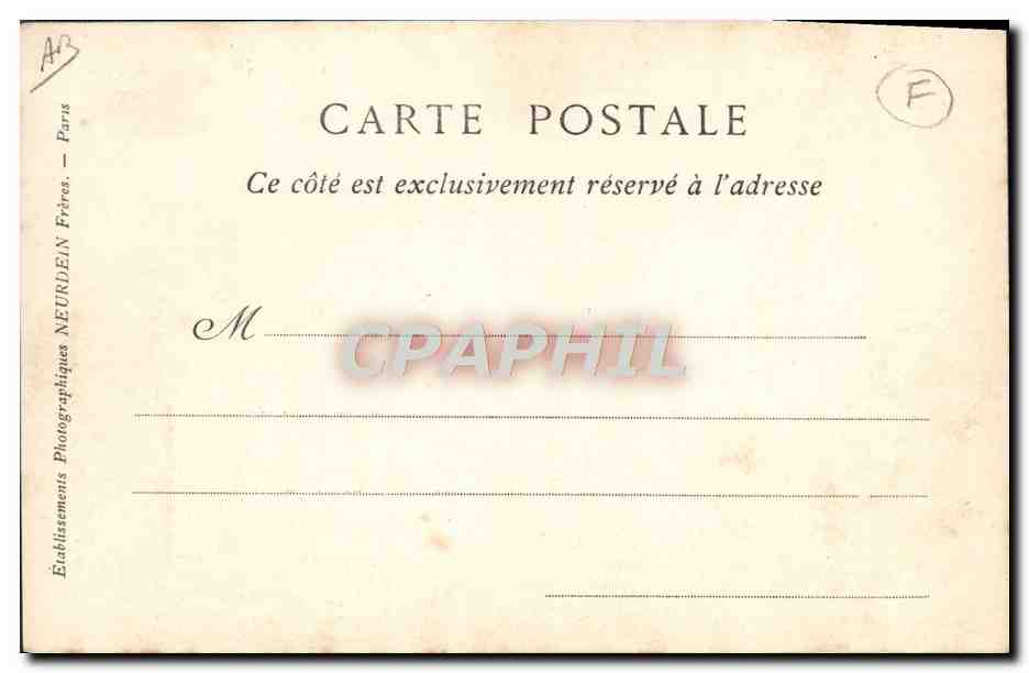 Camille Pelletan au Ministère de la Marine — cliché C. Chusseau-Flantens — Achterkant