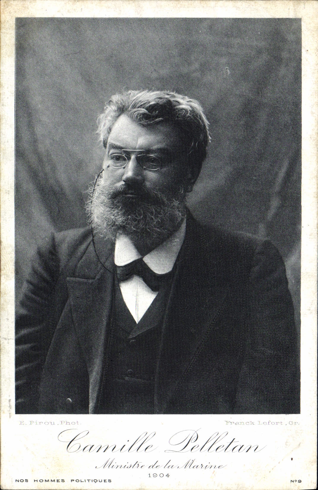 Camille Pelletan — Ministre de la Marine — Franck Lefort, Gr. N°9