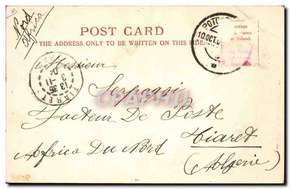 Ex-Président Kruger sur son stoep — Johannesburg, S.A. — Éditeur W. Saphra, N° 102 — Reverso