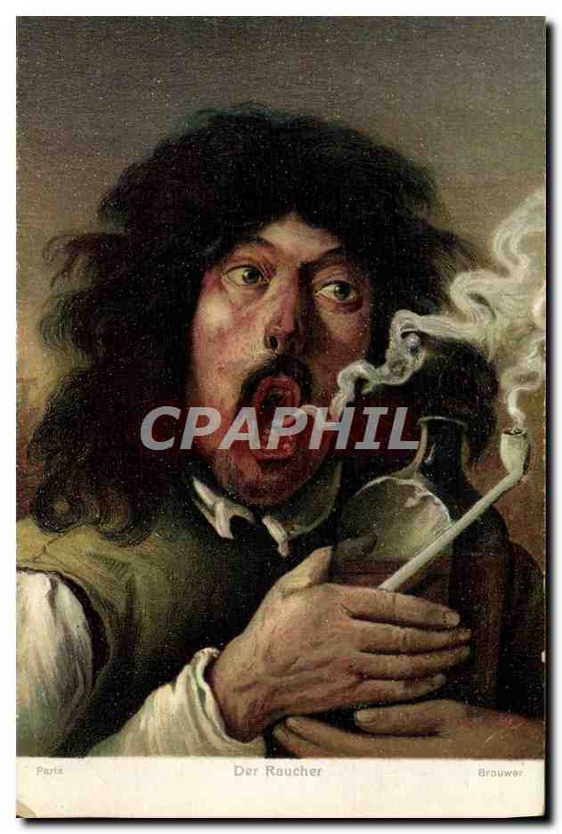 CPA Folklore Tabac Adrian Brouwer 