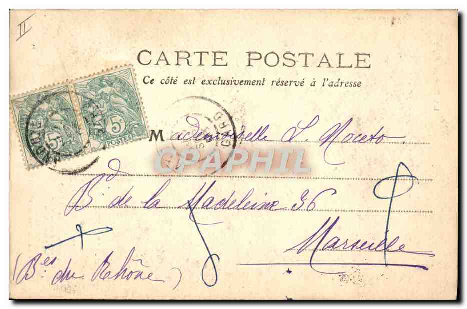 CPA Folklore Tabac Enfant La bonne pipe Le remords — Verso