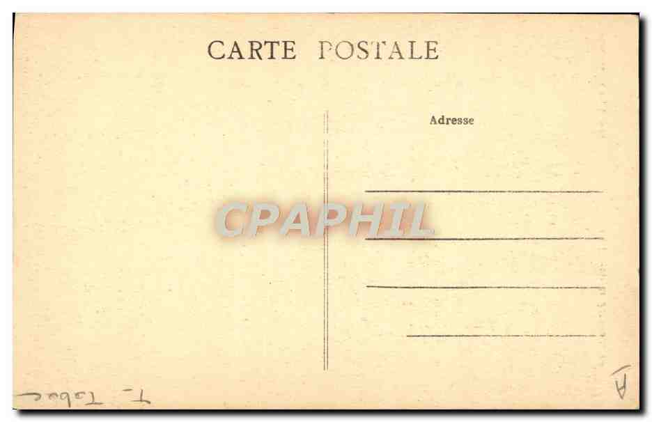 CPA Folklore Tabac Fumeur de Plomodiern — Verso