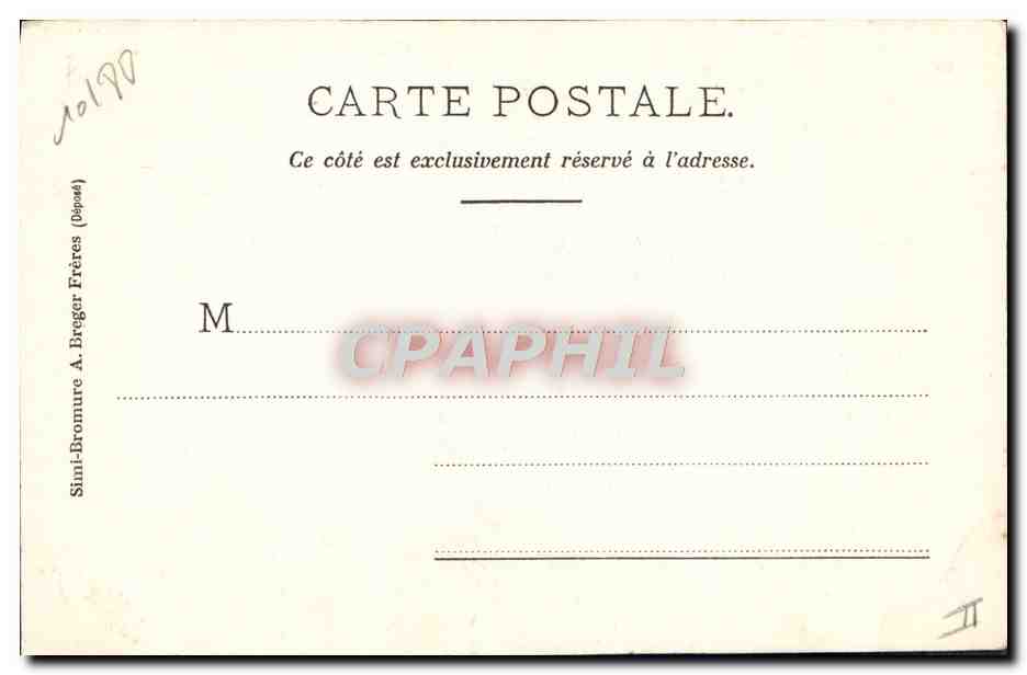 CPA Folklore Tabac Enfant La premiere pipe — Verso