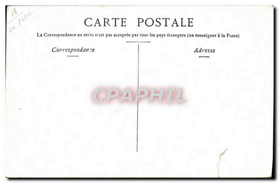 CPA Folklore Tabac Enfant Floreal Lessive  — Verso