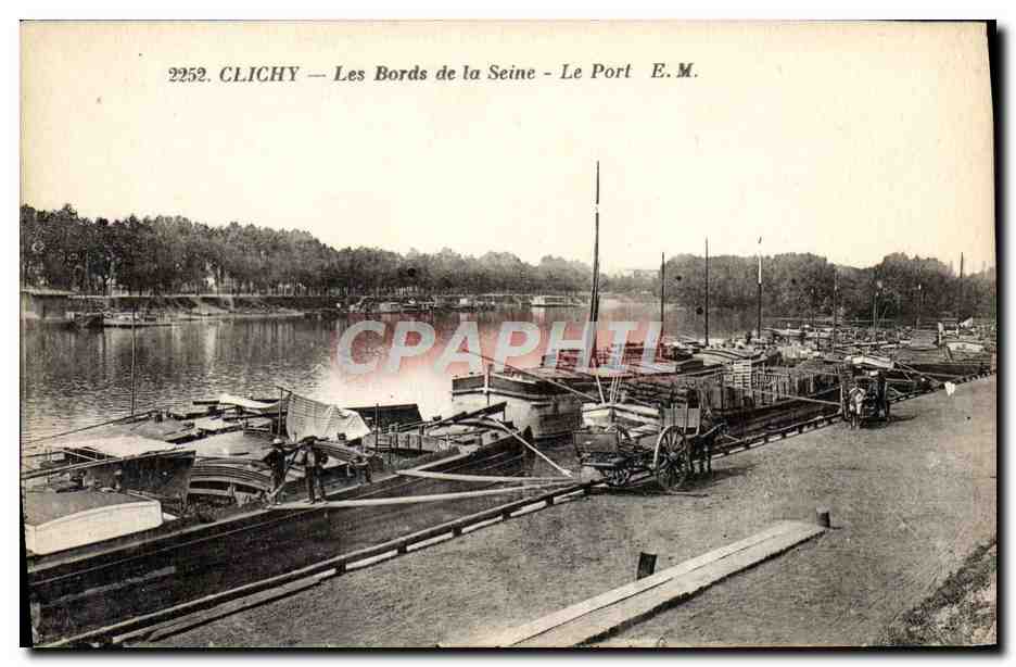 CLICHY — Los bordes de la Senna — El Puerto — E.M.