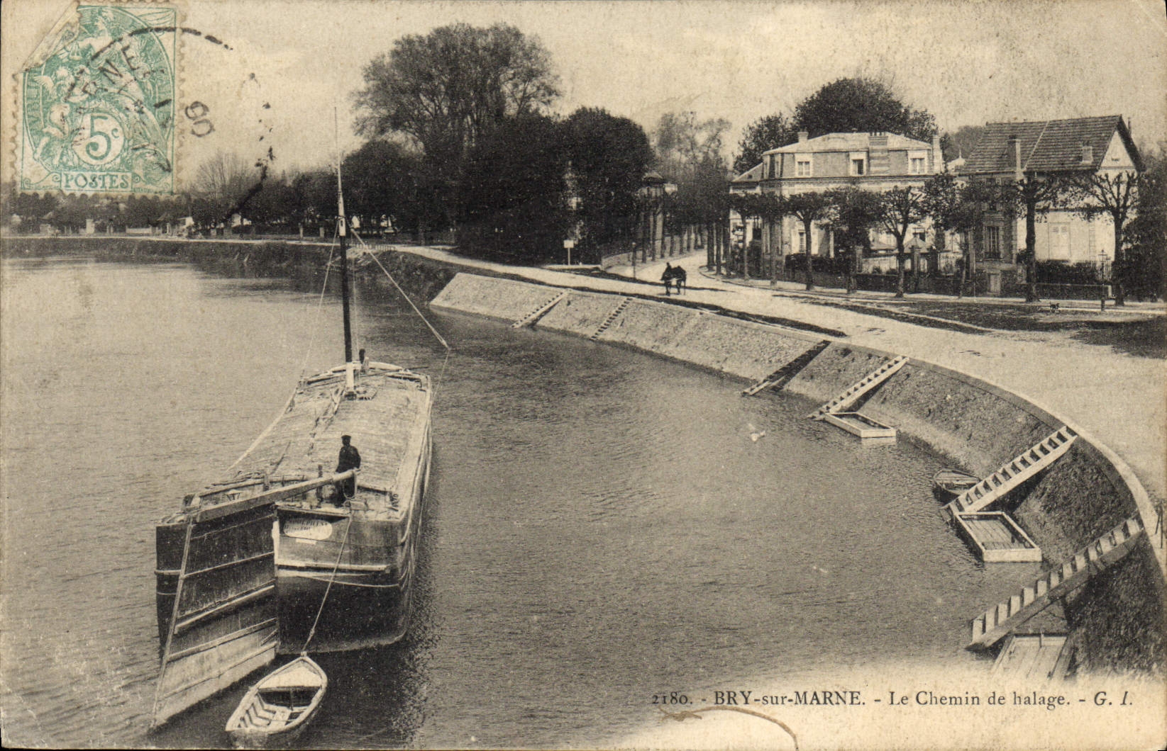 BRY-sur-MARNE — Il sentiero di trazione — G. I. n° 2180