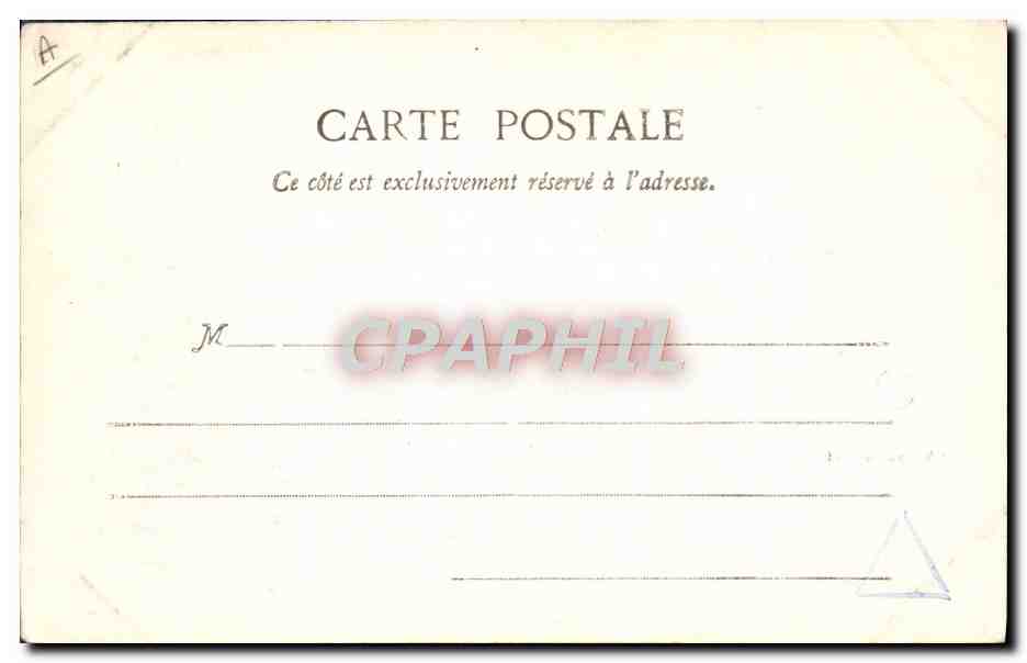 Castillo de Gaillard — vista del castillo y del río — A.B.&C. FRANCE — Reverso