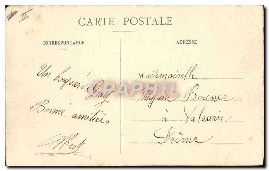 CPA Bateau Peniche Gray Vue generale prise du Port Villeneuve — Verso