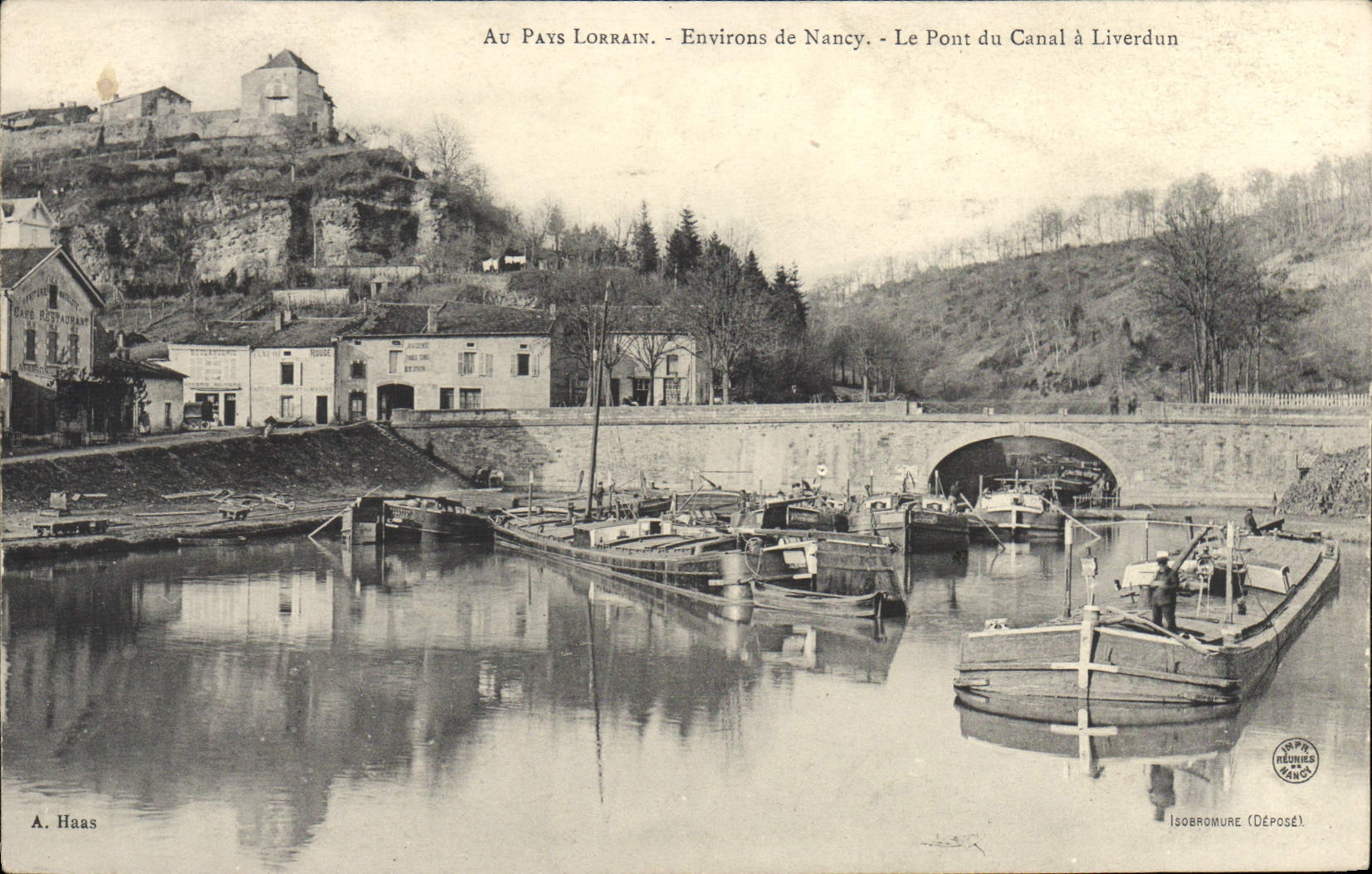 El Puente del Canal en Liverdun — Alrededores de Nancy — A. Haas