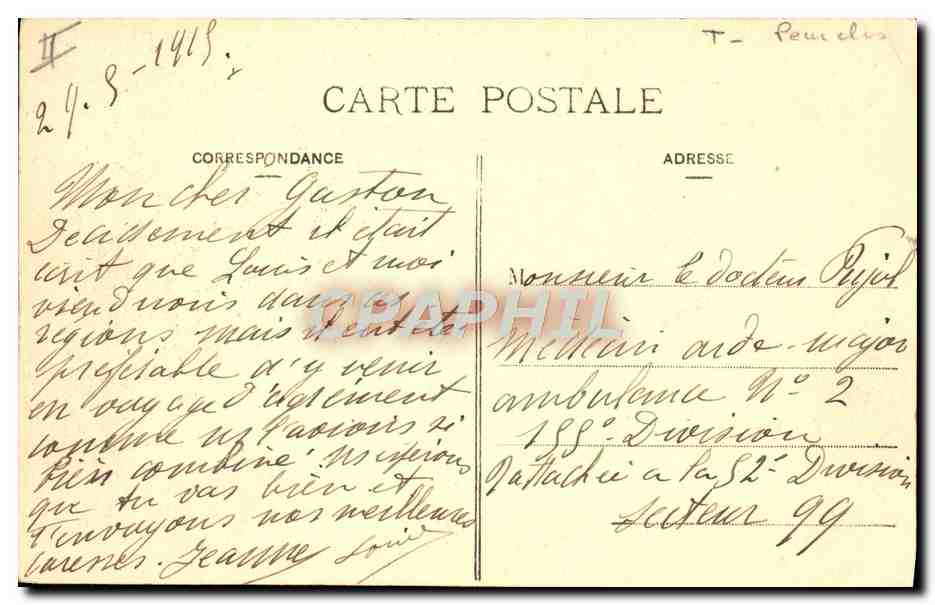 TOUL — Le Canal à Saint-Mansuy — Imp. Lamontagne Pique, successeur — Verso