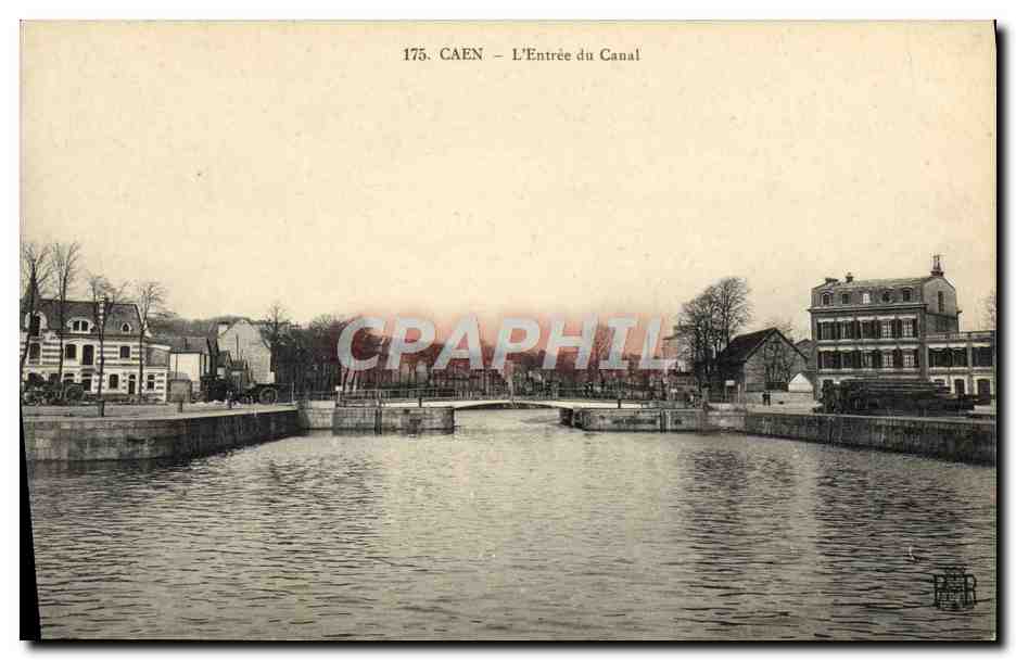 CAEN — L'Entrée du Canal — série 175, éditeur J.C.B.