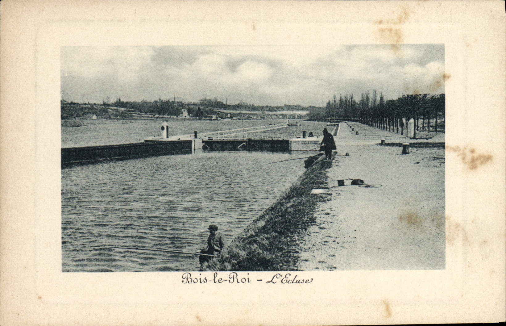 CPA Bateau Peniche Bois le Roi L'ecluse 
