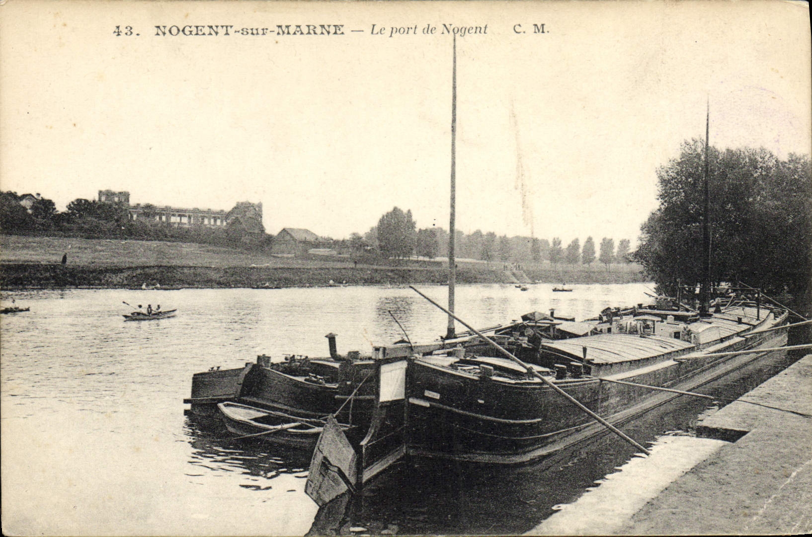 Nogent-sur-Marne — Le port de Nogent — C.M. n°43