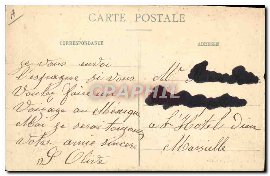St-Nazaire — Le Paquebot Transatlantique Espagne quitte le Port — Collection Delaveau — Reverso