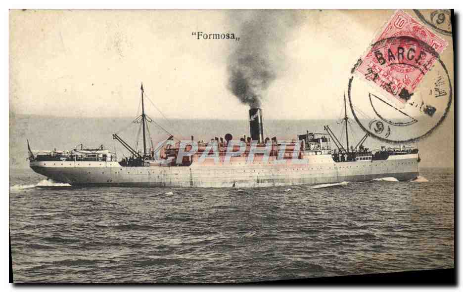 CPA Bateau Paquebot Formosa Espagne