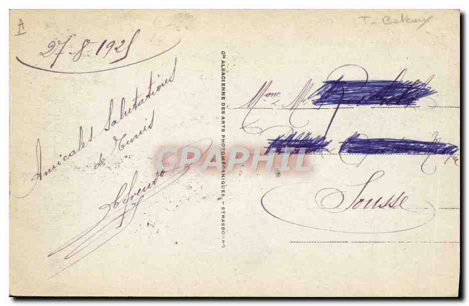 TUNIS - Départ du Gouverneur général Grévy — CPA n°140, éditeur Alsacienne des Arts Photographiques, Strasbourg — Reverso