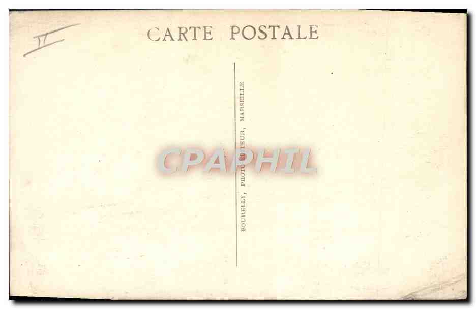 Paquebot Gouverneur-Général LAFERRIÈRE — Transports Maritimes — Photo BOURRELLY, Marseille — Verso
