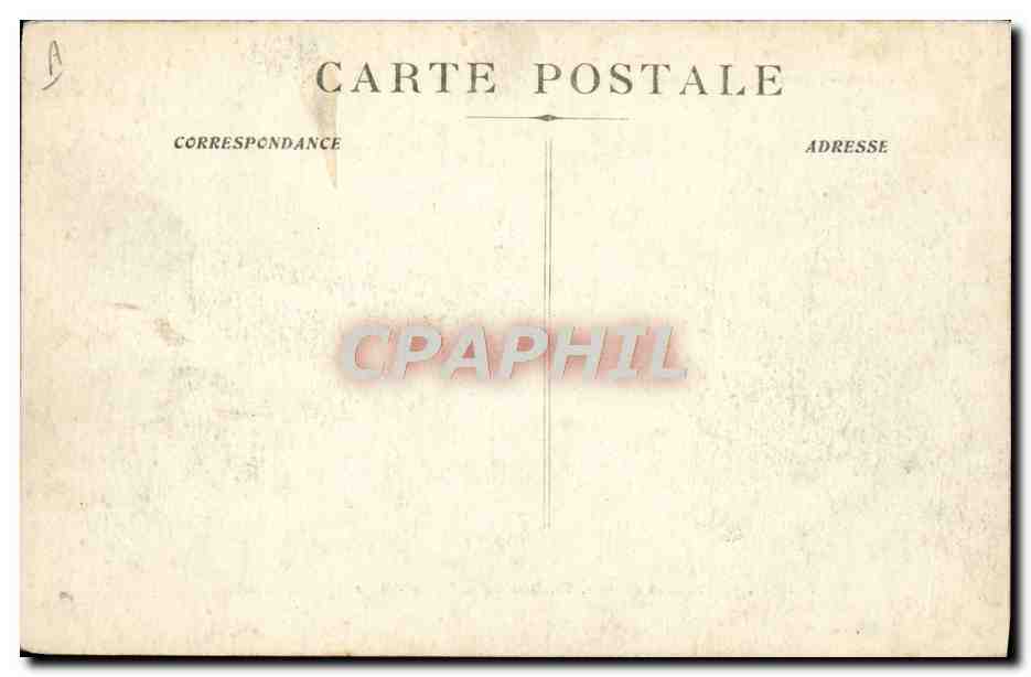 CPA Bateau Paquebot Compagnie Generale Transatlantique Courrier Rapide d'Algerie General Chanzy — Verso