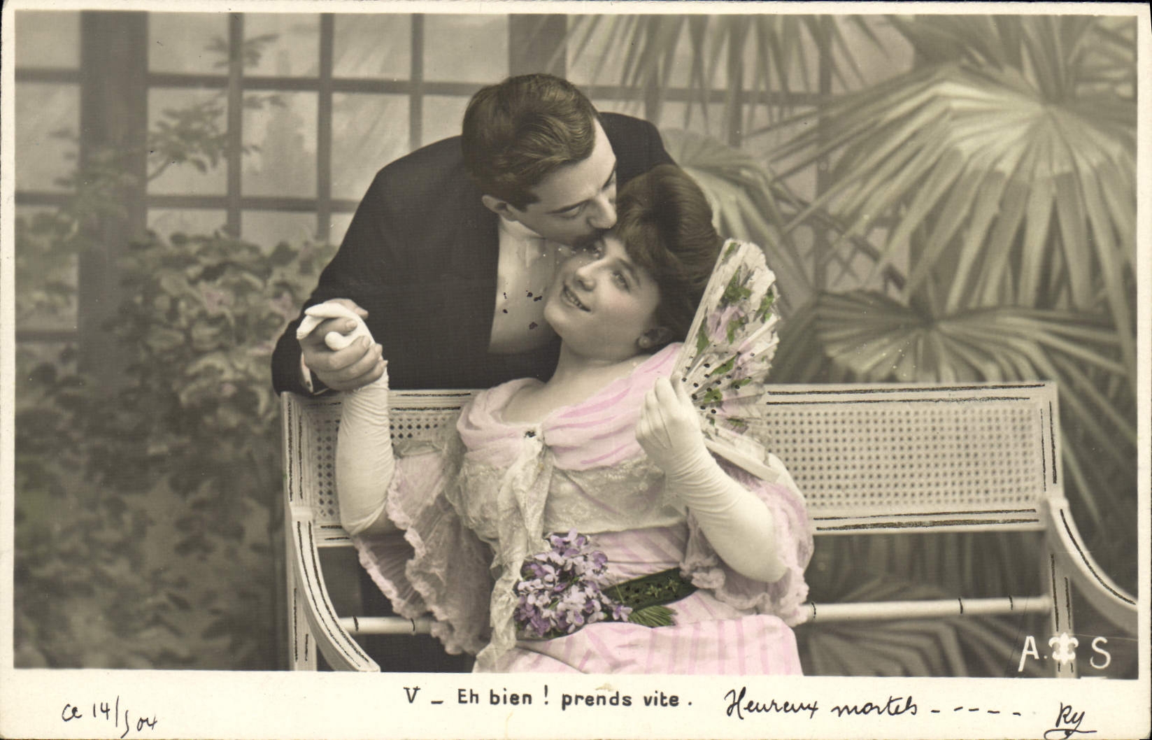 Scène de théâtre — 'Veh bien ! prends vite. Heureux mortels' — A.S. (Série 509)