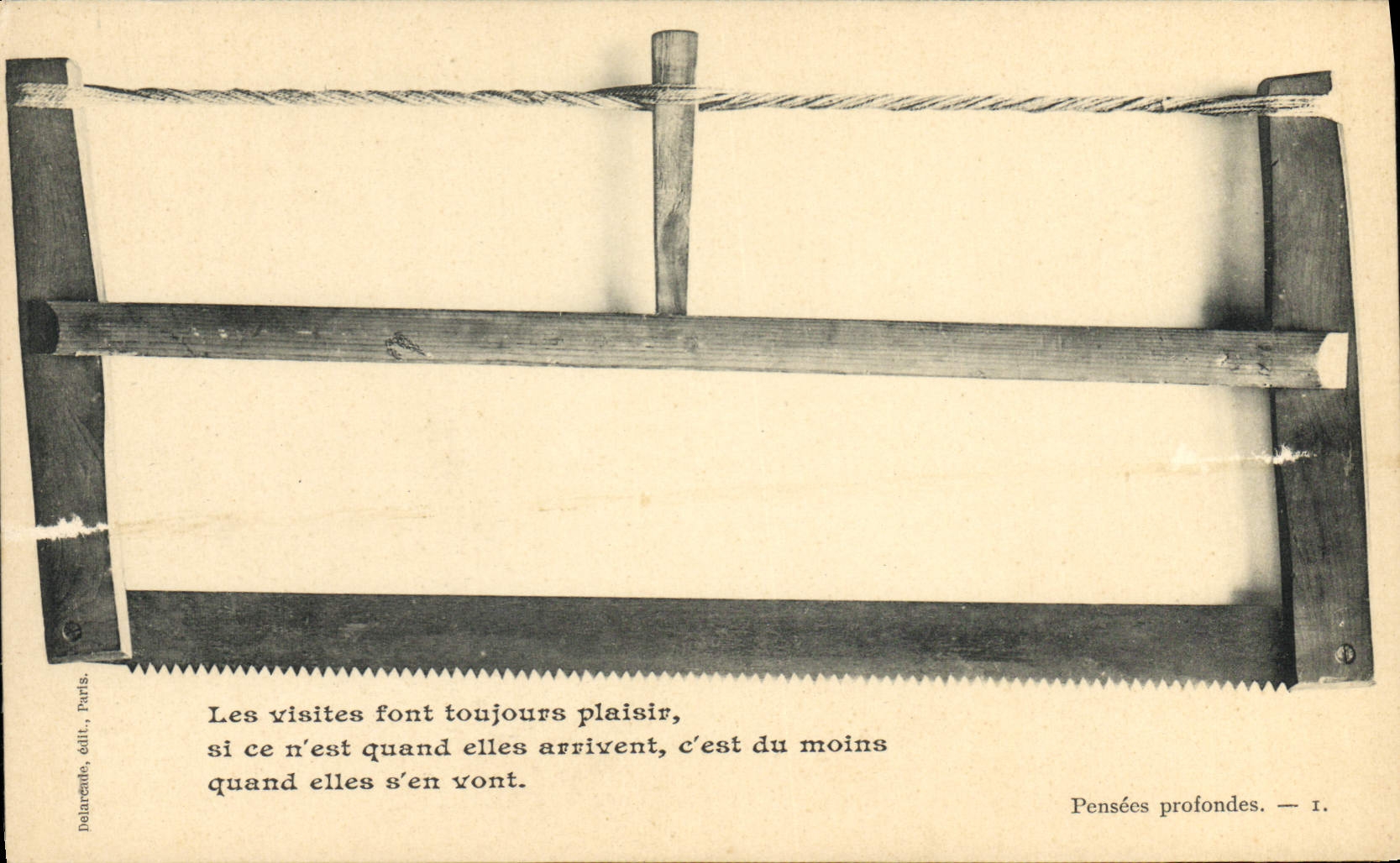 Serrure à chaîne — Pensées profondes — Polairente, édit., Paris