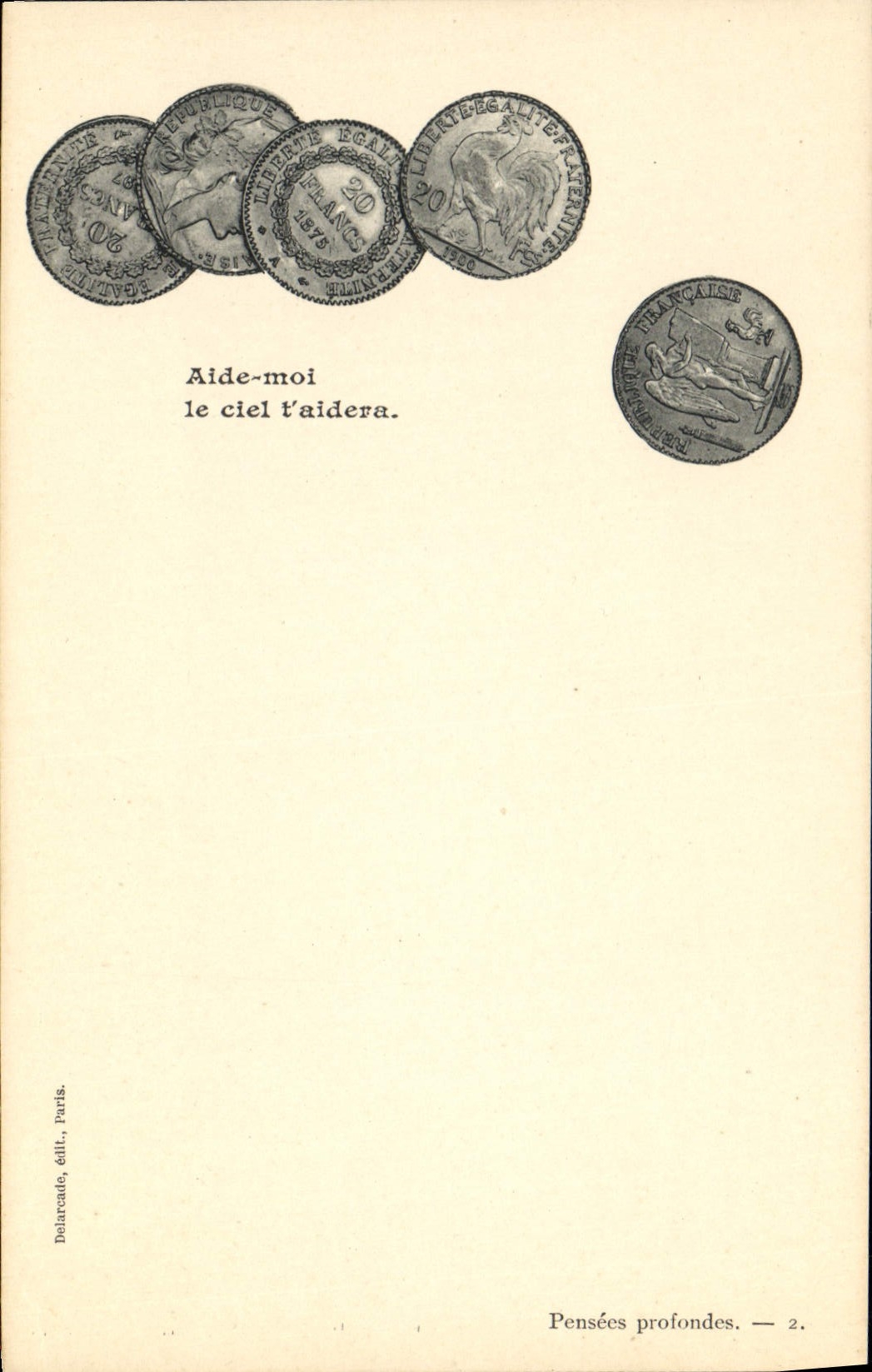 Pensamientos profundos — 2. — Delaroue, editor, París.