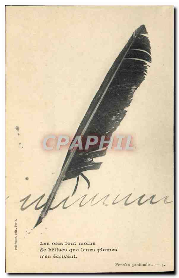 Plume d'oiseau — Pensées profondes — Dolarcaille, édit., Paris. — 4.
