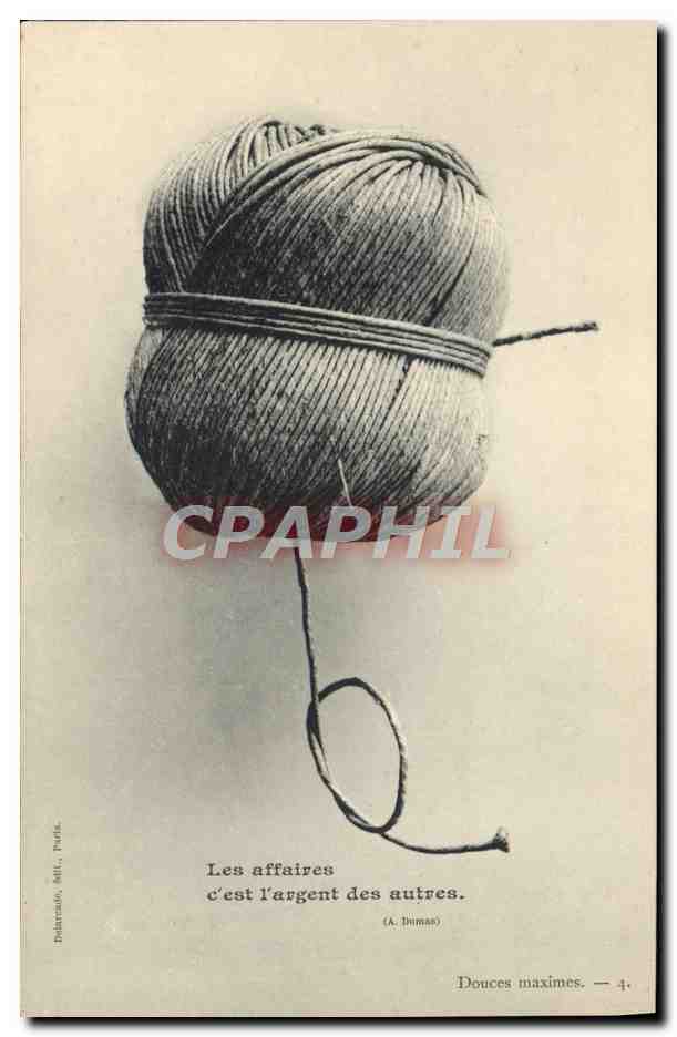 Boule di lana — massima di A. Dumas — edizione Douces maximes, n°4