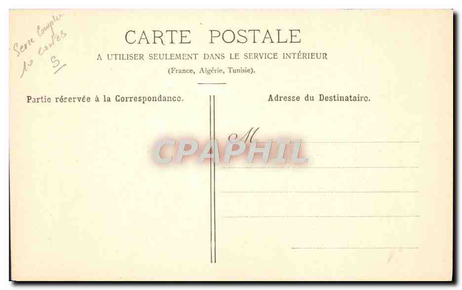 Porte en bois dans un mur de pierre — Douces maximes — Delarcaute, édit., Paris, n° 10 — Verso