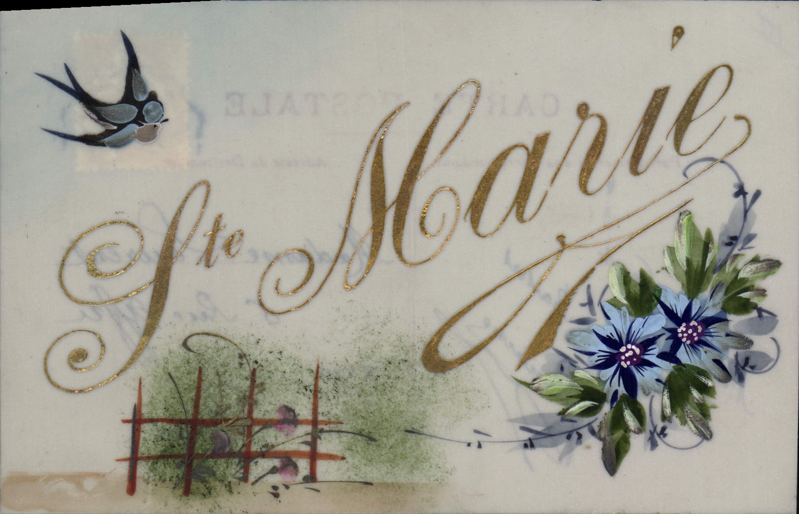 CPA Fantaisie Prenom Marie